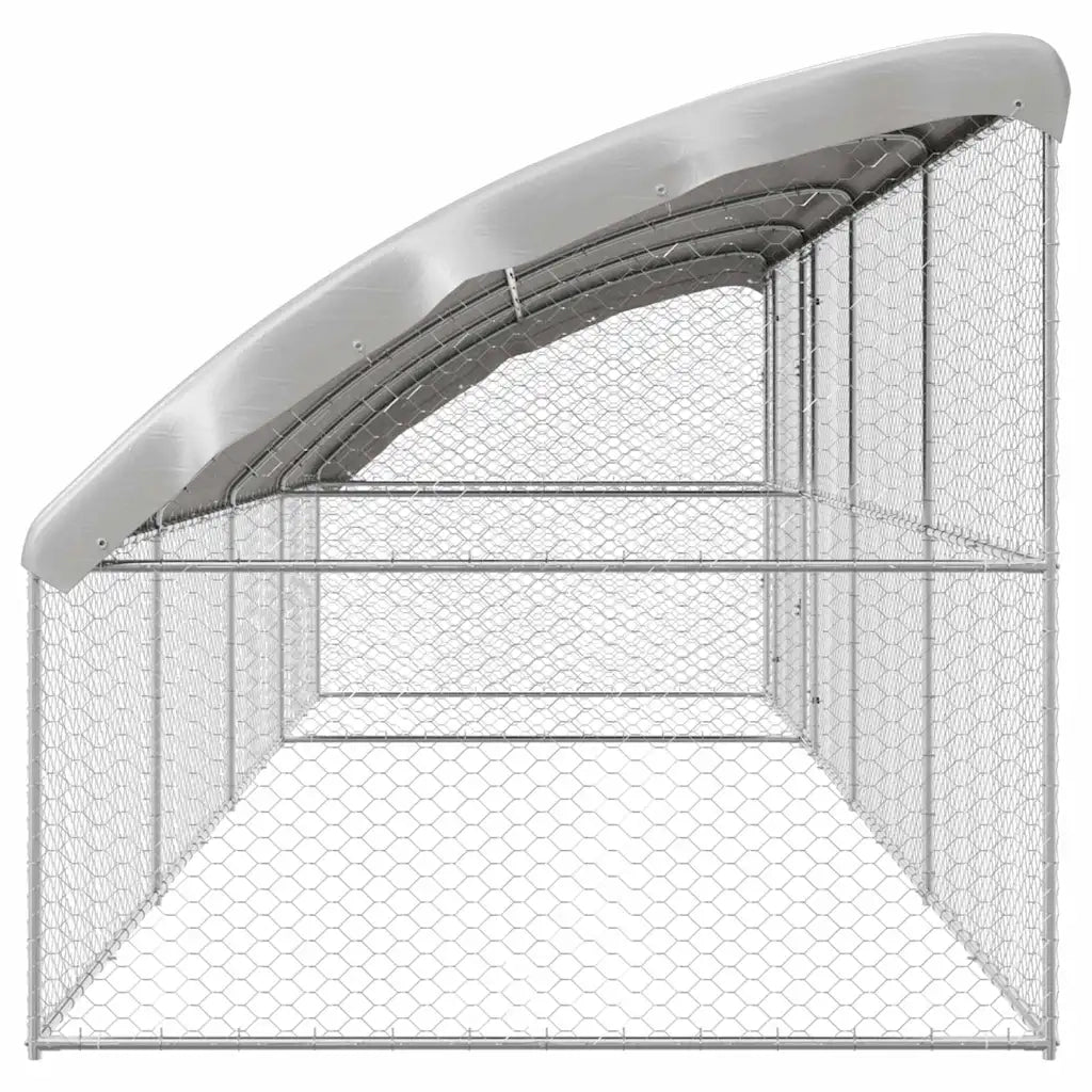 Cuccia per cani 4 pcs Argento 8 x 2 x 2 m Acciaio zincato 3368332