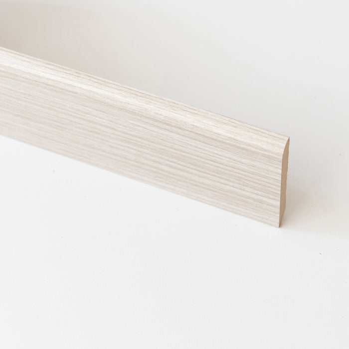 10pz battiscopa 70x10 mm mdf 240 cm rovere sbiancato cod:ferx.2197.stock