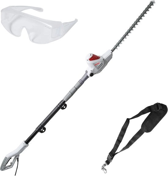 Heggenschaar Telescopica Elettrica - Lunghezza di taglio 51 cm, Leggerezza e Sicurezza