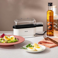 Krups EG2341 Pentolino per uova 3 uovo/uova 300 W Nero, Bianco