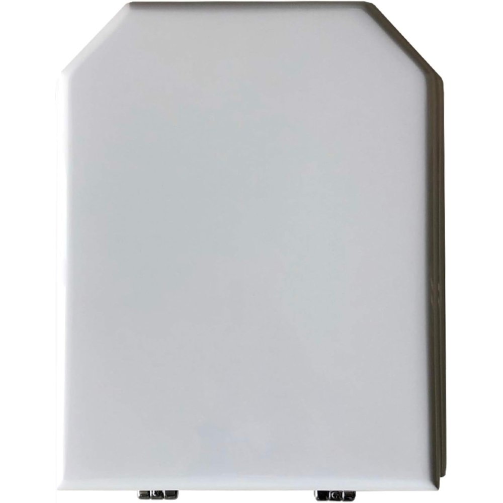 Copriwater cesame deco  bianco cerniera cromo-sedile-asse wc