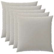 Federa 6 pcs HEERLEN Grigio 60 x 60 cm Poliestere 912694