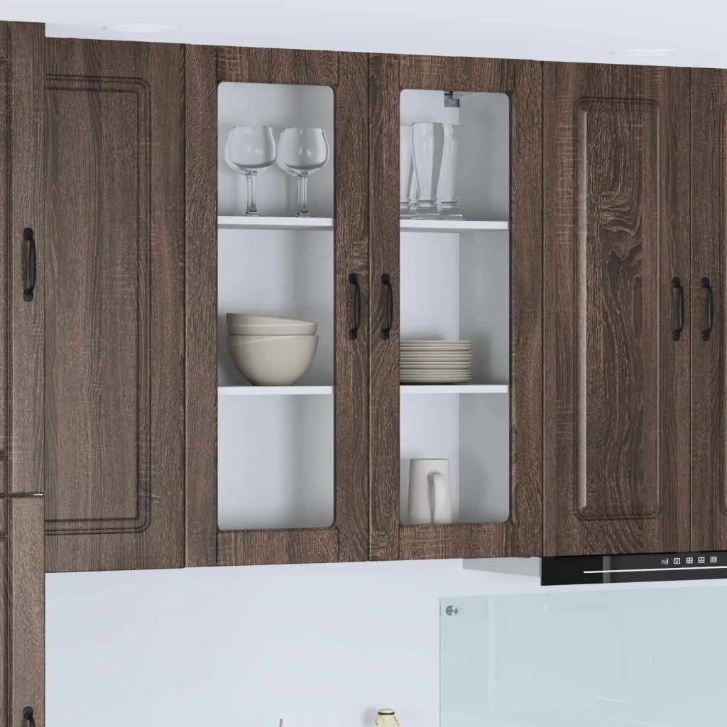 Pannello lavastoviglie Kalmar Rovere Marrone 80 x 31 x 100 cm 884811