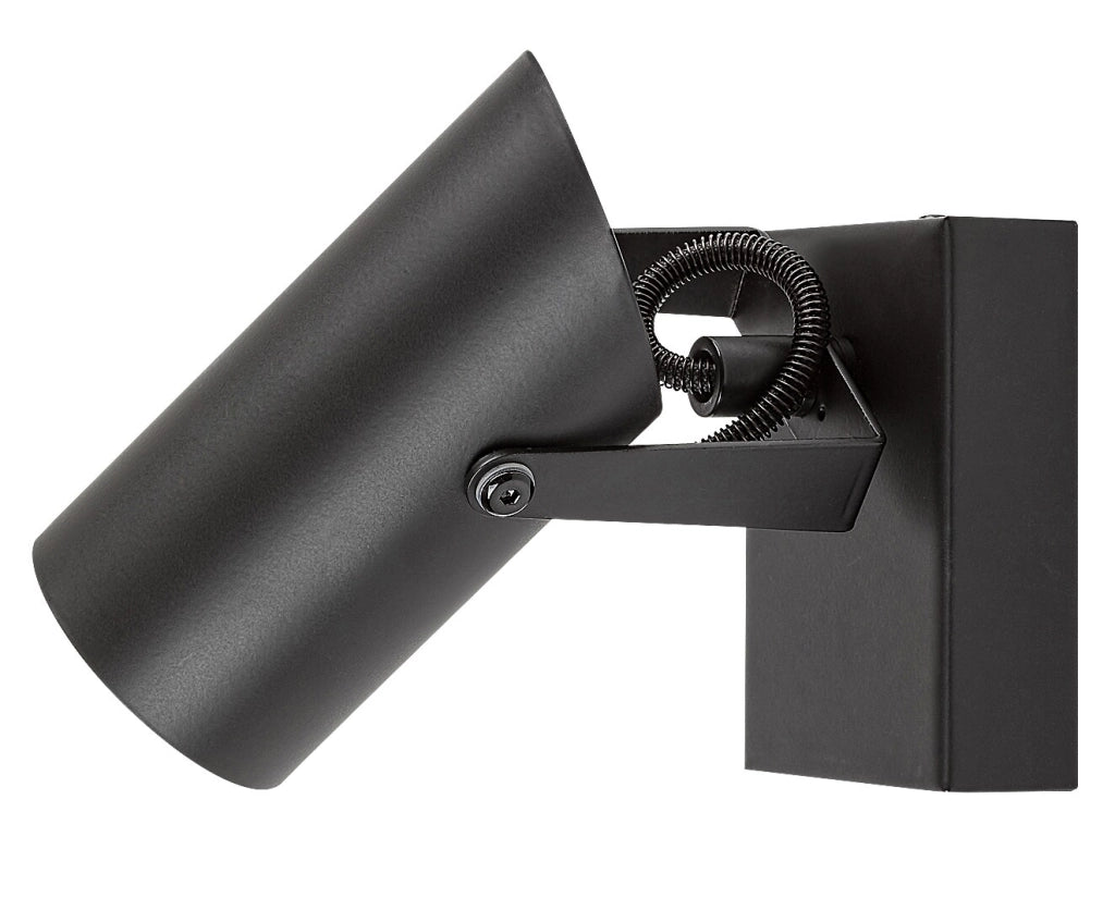Applique industriale nera tubo orientabile GU10 Rabalux