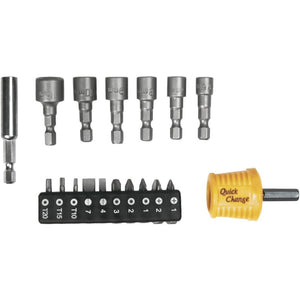 Topex 39d361 punte giravite e bu buss.con impugnatura 18 pezzi ds