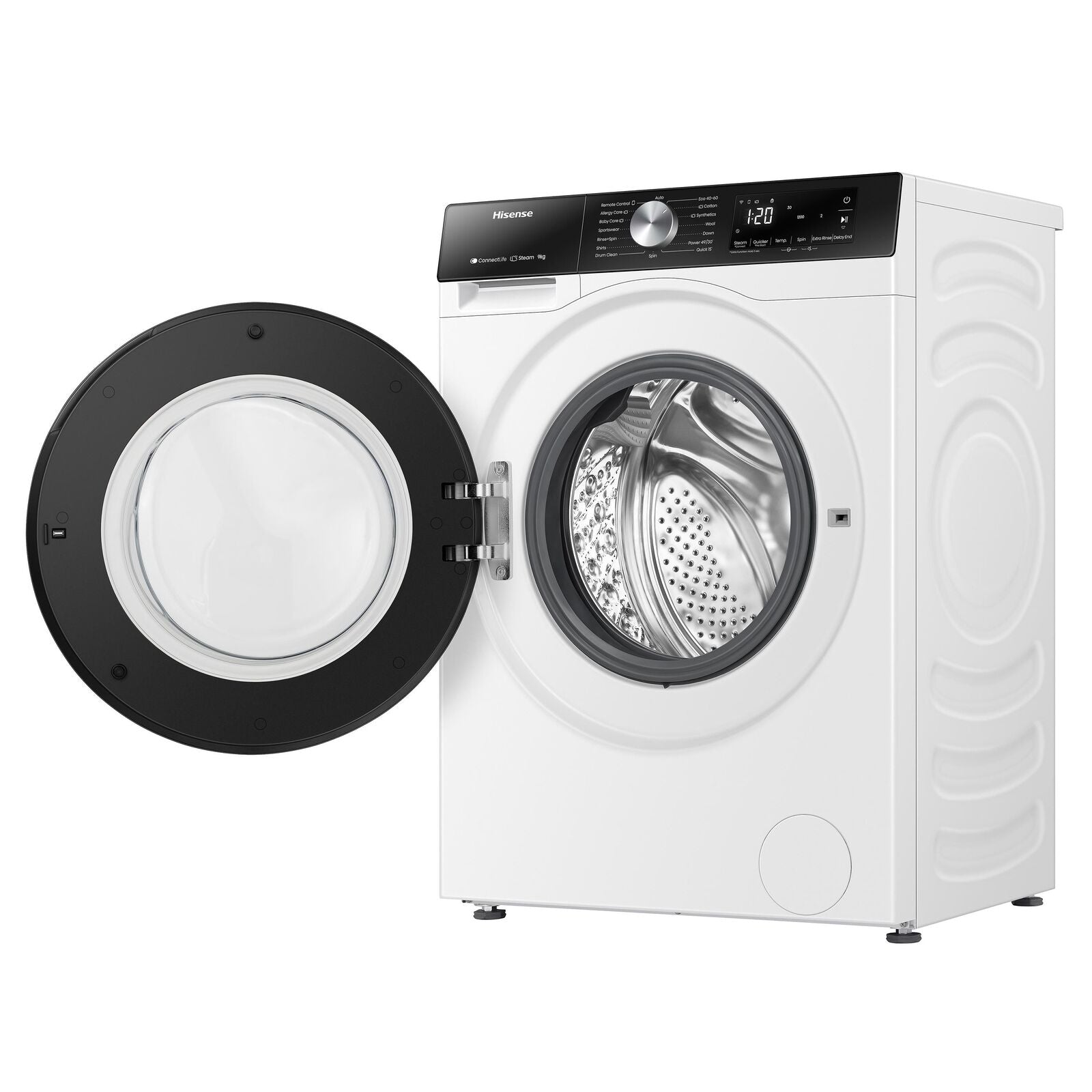 Hisense WF3S9043BW3 lavatrice Caricamento frontale 9 kg 1400 Giri/min Bianco