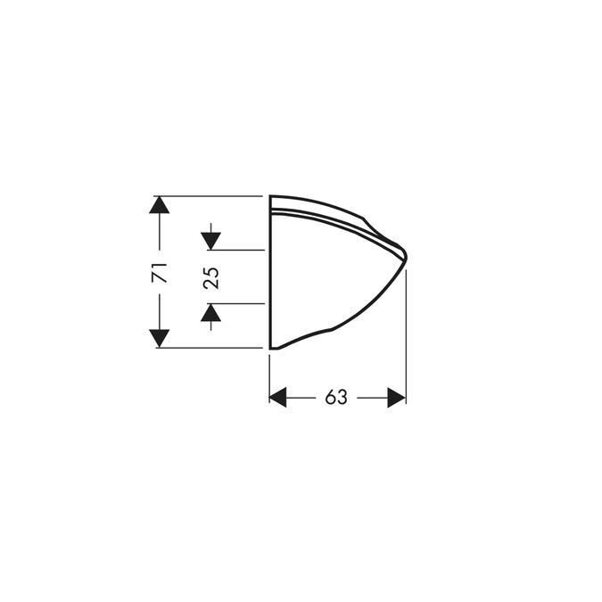 Hansgrohe 27521000 supporto per doccia