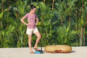 Bestway 62005 / 24 pompa ad aria da pavimento Nero, Blu Gonfiabili