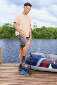 Bestway 62005 / 24 pompa ad aria da pavimento Nero, Blu Gonfiabili