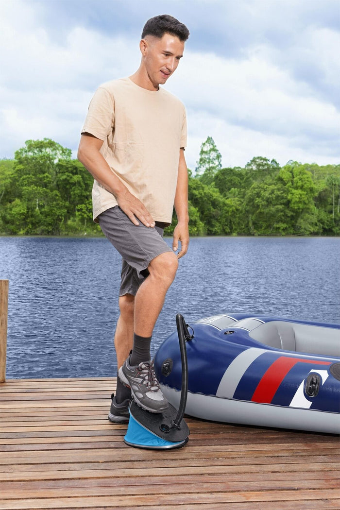 Bestway 62005 / 24 pompa ad aria da pavimento Nero, Blu Gonfiabili