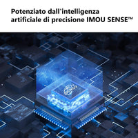 Imou Cruiser 2C 2K (3MP) - Telecamera Wi-Fi Esterno Motorizzata 360° - Visione Notturna a Colori, IP66, Tracciamento Intelligente, Rilevamento Umano con Faretto e Sirena, Audio Bidirezionale