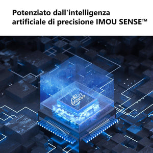 Imou Cruiser 2C 2K (3MP) - Telecamera Wi-Fi Esterno Motorizzata 360° - Visione Notturna a Colori, IP66, Tracciamento Intelligente, Rilevamento Umano con Faretto e Sirena, Audio Bidirezionale