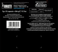 Bialetti Napoli Capsule caffè Tostatura scura 72 pz