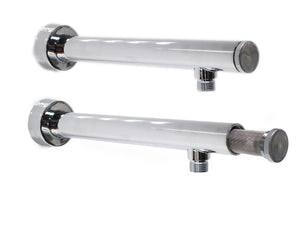 Braccio di sostegno doccia con filtro anti impurità da 40 cm, in ottone pesante