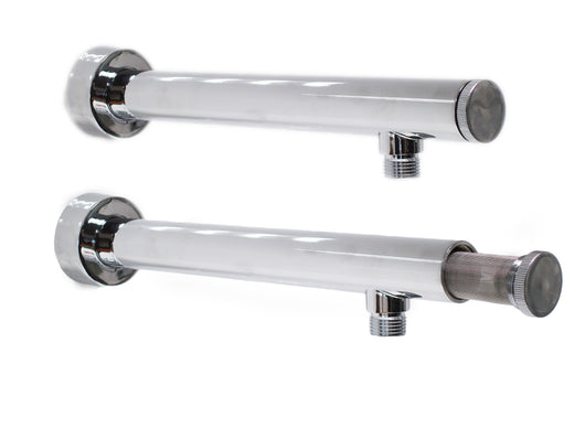 Braccio di sostegno doccia con filtro anti impurità da 40 cm, in ottone pesante