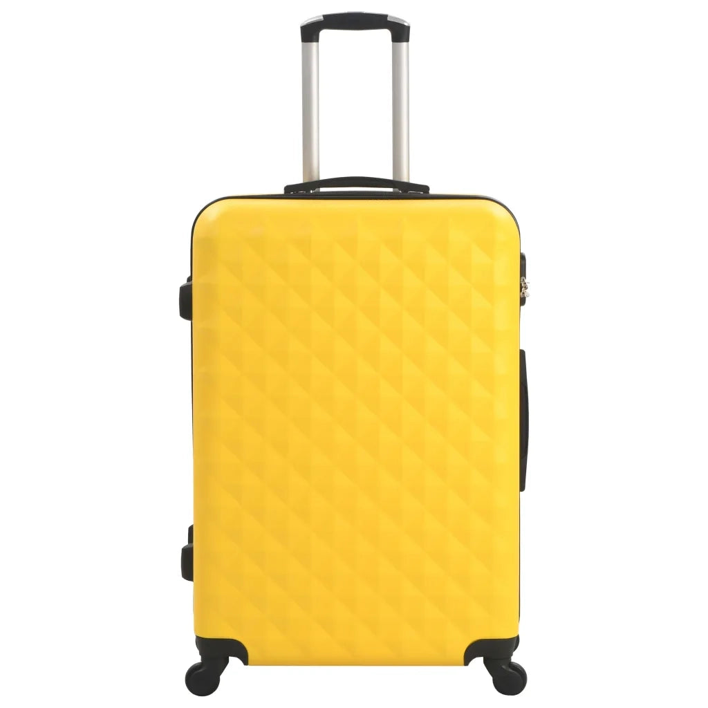 Set Trolley a Custodia Rigida 3 pz Giallo in ABS CFW7235485