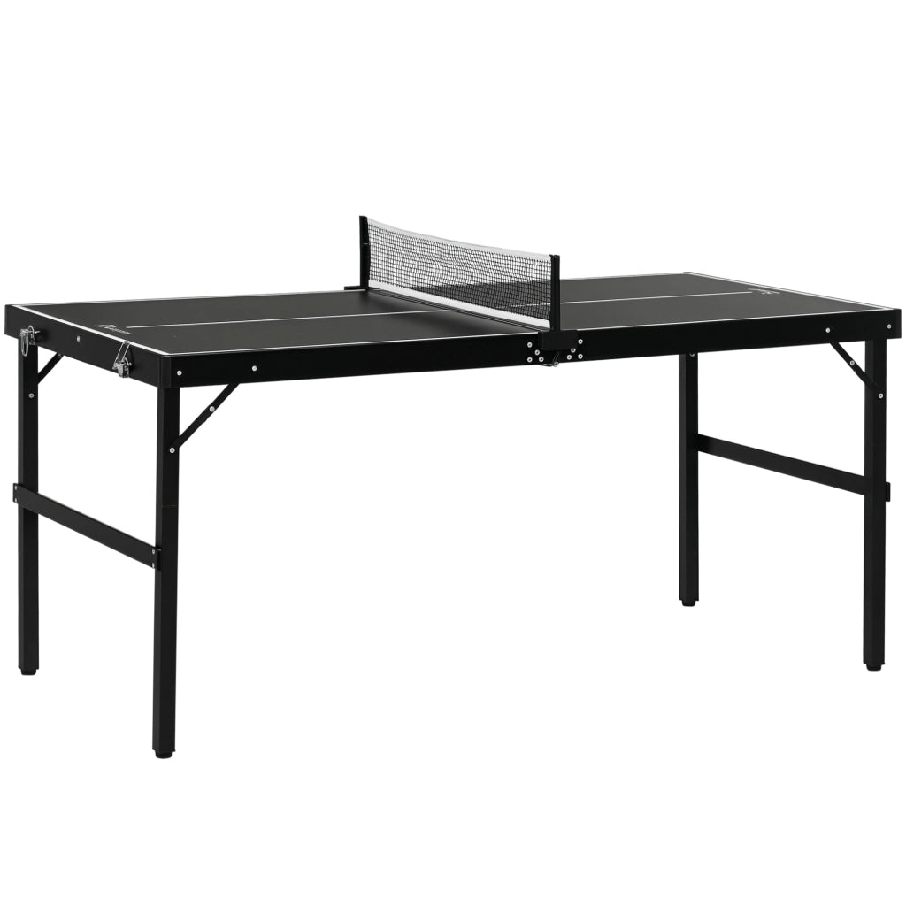 Tavolo da ping pong pieghevole ¨C Xylo ¨C telaio alluminio nero 152x76x72 cm