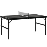 Tavolo da ping pong pieghevole ¨C Xylo ¨C telaio alluminio nero 152x76x72 cm