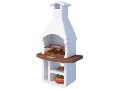 BARBECUE BETON TIZZO MURATURA PREFABBRICATO IN CEMENTO CM.L114xP70xH214