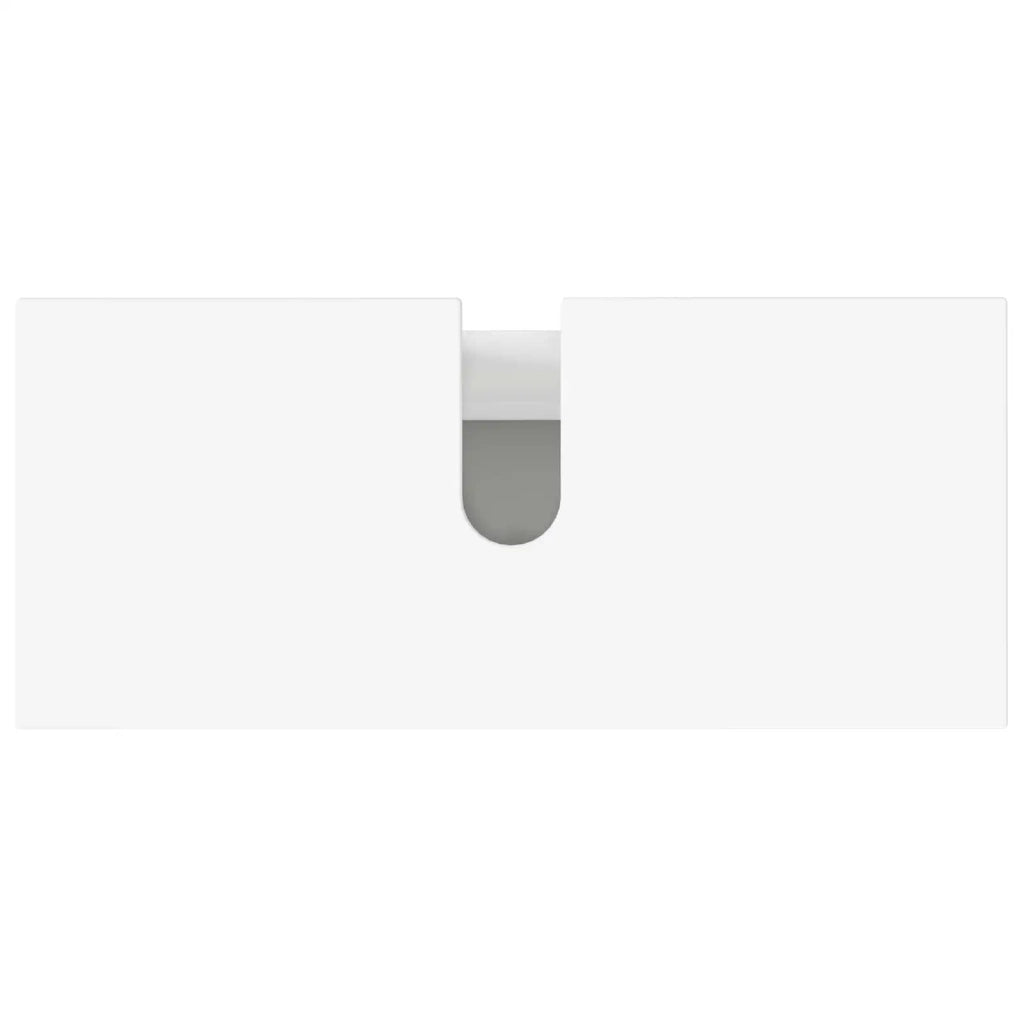 Mobiletto da bagno Bianco 80 x 35 x 60 cm Legno ingegnerizzato