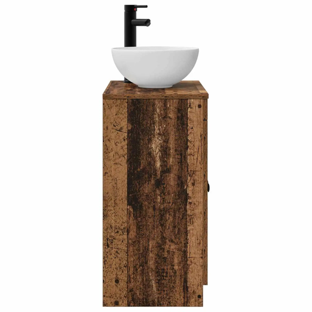 Mobile da bagno con lavabo Legno antico 54 x 35 x 83 cm 890120