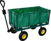 Carrello per Bicicletta Opaco con Pneumatici - Carrello per Biciclette con Porta Bagagli 550kg Capacità di Carico - Copertura per Carrello per Giardino Lavabile + Barra di Supporto