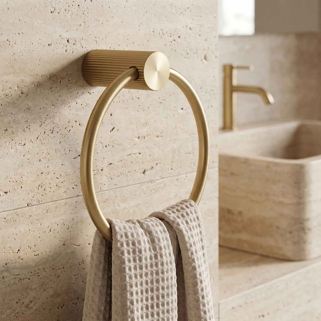 Appendino Da Bagno Ring 64106 Solo Brush Gold