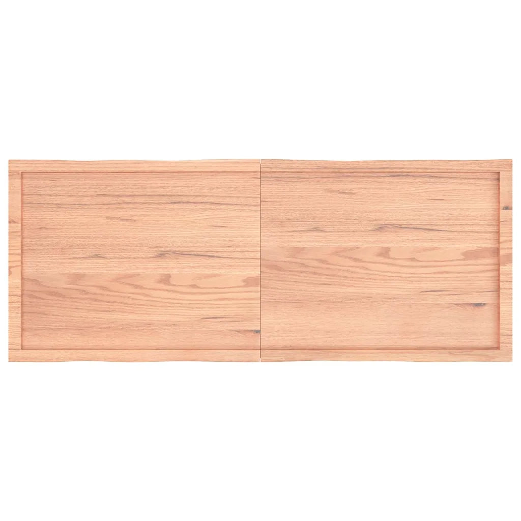 Piano Tavolo Marrone Chiaro 160x60x(2-4) cm Rovere Non Trattato 363972