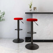 vidaXL Sgabelli da Bar 2 pz Rosso Vino in Velluto