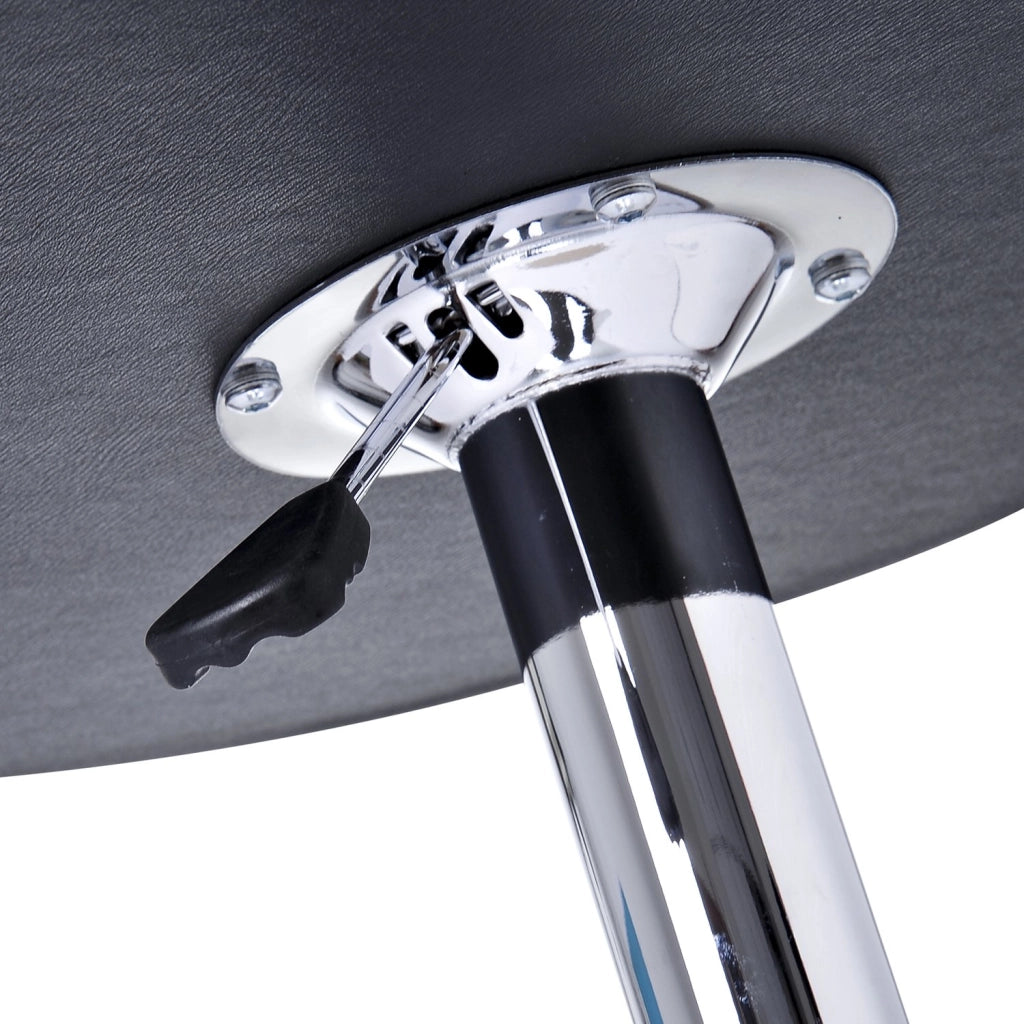 EasyComfort Tavolino da Bar Rotondo Girevole e Regolabile in Altezza (67-93cm)