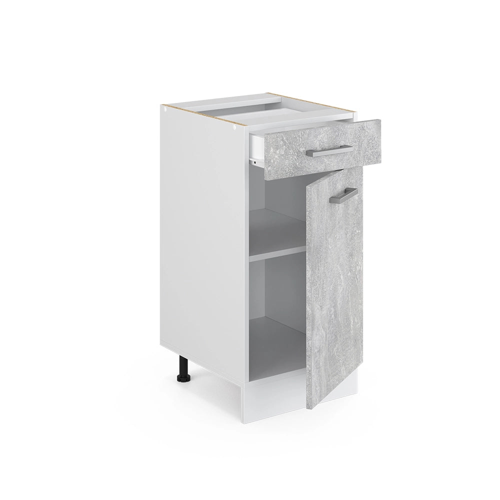 Vicco Mobiletto base per cucina Calcestruzzo 40 cm , PL Antracite