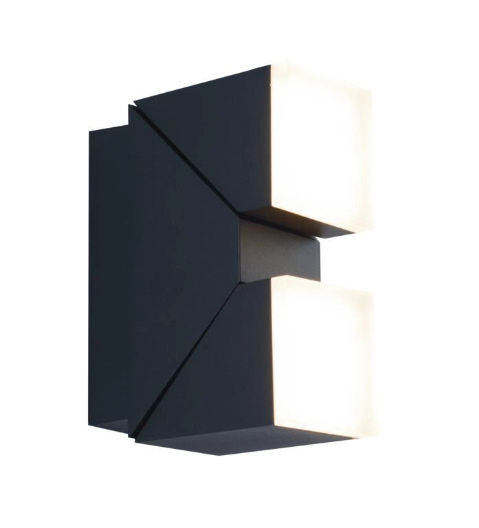 APPLIQUE LED COMPASS ORIENTABILE ANTRACITE 10W 470LM CCT IP54 WIFI 22X9,1X6,5CM