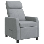 Poltrona reclinabile Grigio Chiaro Tessuto 42035045