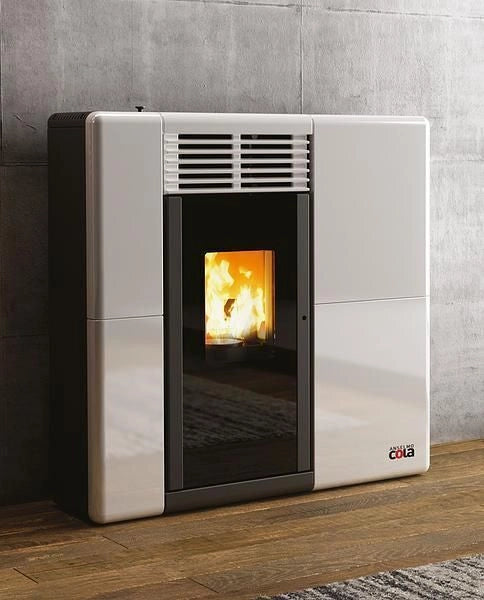 Cola Afrodite Canalizzabile stufa Libera installazione Pellet Bronzo