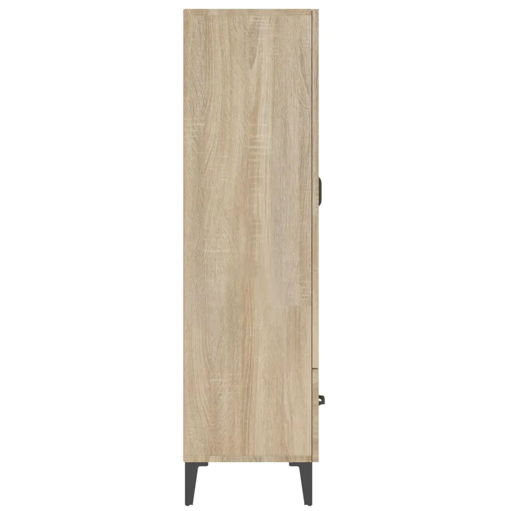Credenza | Madia | Buffet da pranzo | Armadio da pranzo Rovere Sonoma 70x31x115 cm in Legno Multistrato
