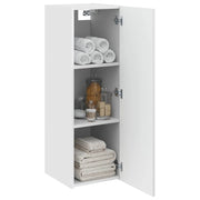 Mobiletto da Bagno | Armadio da bagno a Muro Bianco 33 x 34,5 x 100 cm