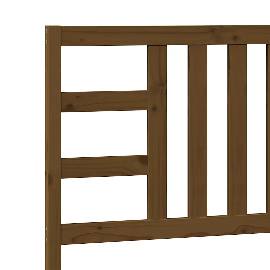 Testiera per Letto Ambra 106x4x100 cm in Legno Massello di Pino 817828