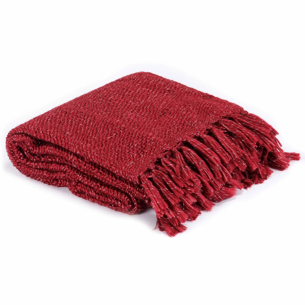 Coperta Borgogna 220 x 250 cm Poliestere 133772