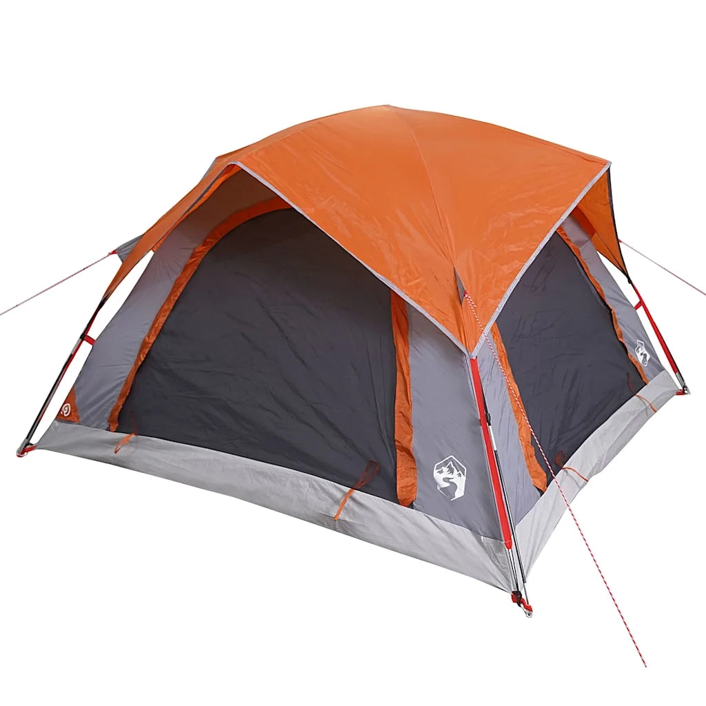Tenda da Campeggio a Cabina 4 Persone-Tenda per Escursionismo Impermeabile 245967