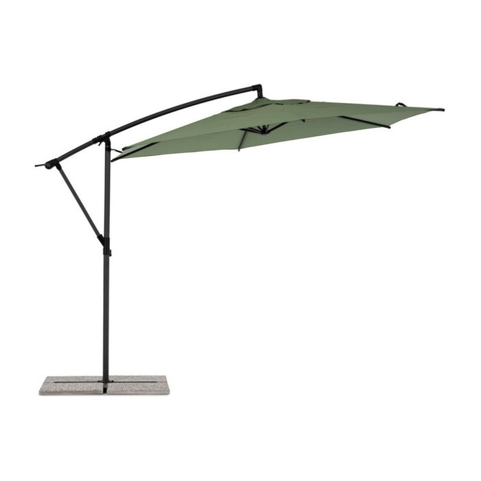 Ombrellone Da Giardino BIZZOTTO TROPEA 3M Antracite-Verde Oliva