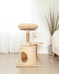 Letto ad albero per gatti in madreperla