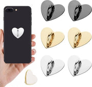 6 supporti per telefono mobili a forma di cuore - anello di fissaggio autoadesivo - appoggio per tablet e telefono cellulare - accessori DIY.