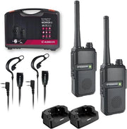 Set di comunicazione portatile con walkie-talkie - Sicurezza - 2 pezzi