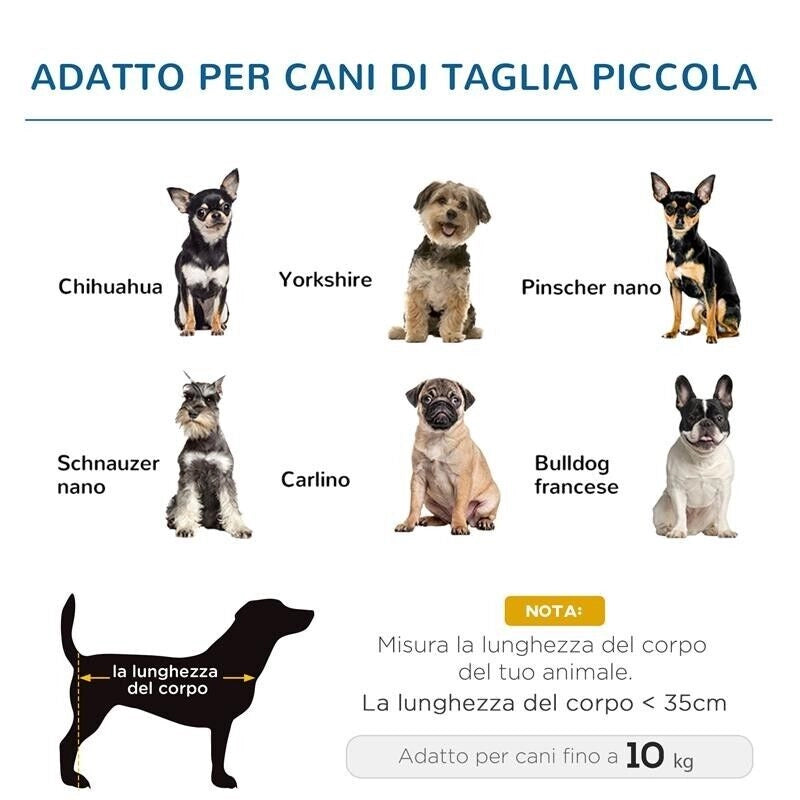 LETTINO PER CANI RIALZATO CON SEDUTA TRASPIRANTE, IN ACCIAIO E TESSUTO, 61X46X18 CM, MARRONE E NERO