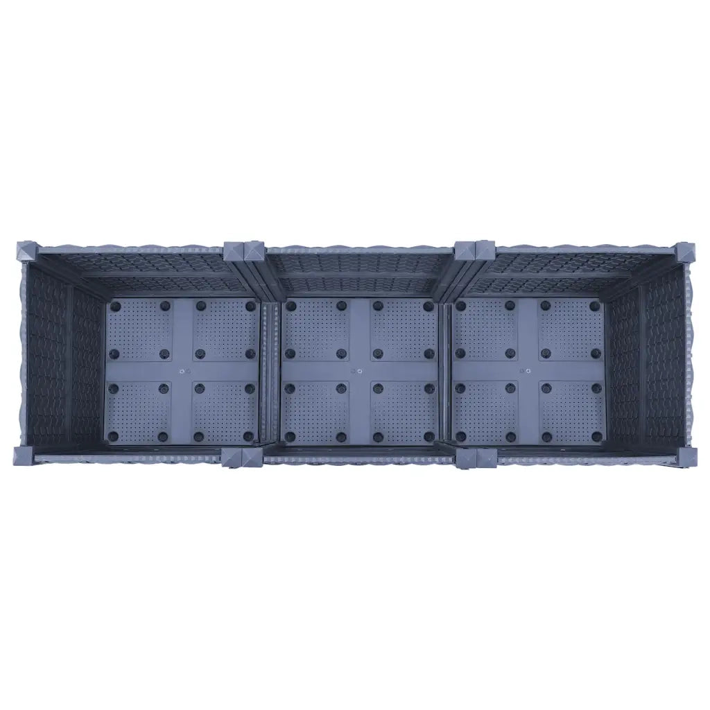Fioriera | Cassetta per fiori | Vaso Rialzata 120x40x38 cm in Polipropilene