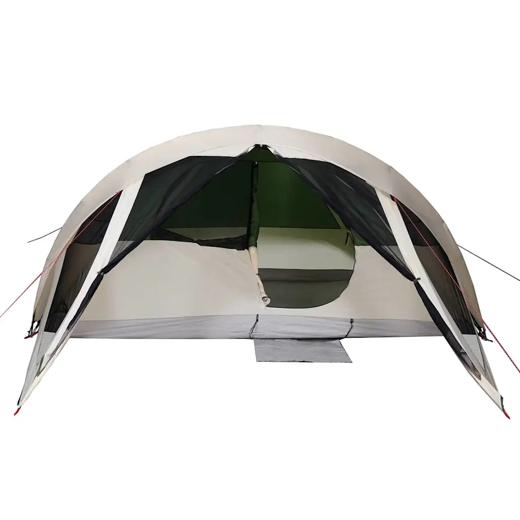 Tenda Familiare Cabina per 6 Persone-Tenda da campeggio Verde Impermeabile 564691