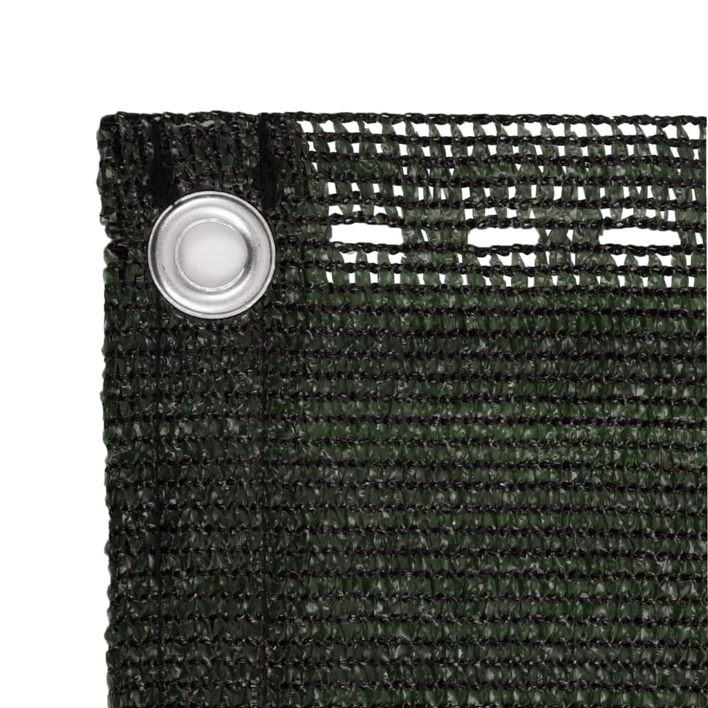 Paravento per balcone protezione privacy schermo privacy 90 x 600 cm HDPE verde scuro 02_0010451