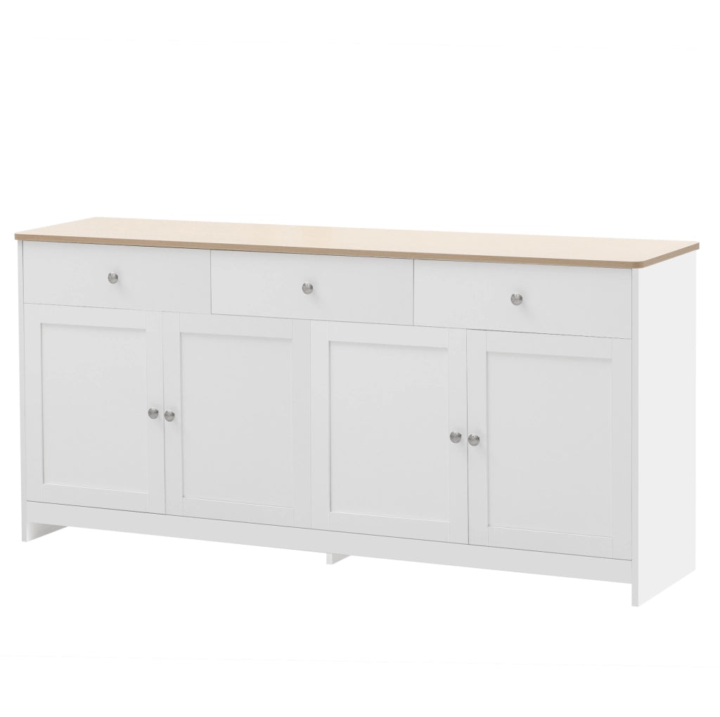 Madia rustica 160 cm con 4 ante e 3 cassetti