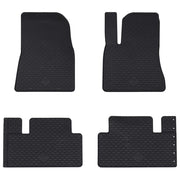 Tappetino per Auto 4 pcs Nero Gomma 42029131