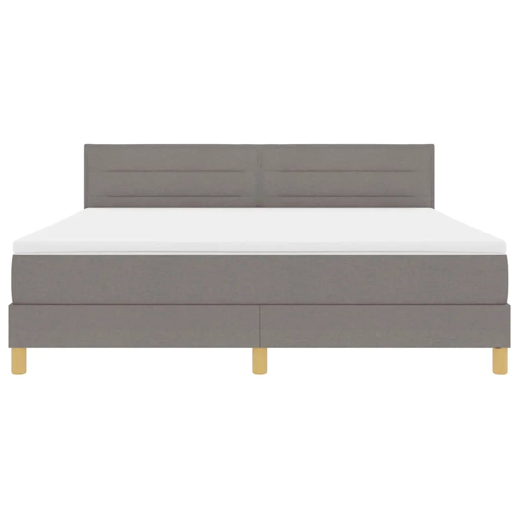 Letto a Sorgente LED con strisce LED Talpa 180 x 200 cm Tessuto 3342384